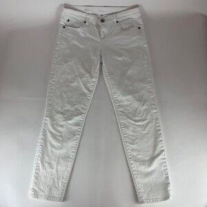 Kut from the Kloth White Audrey Skinny Jeans Womens 8